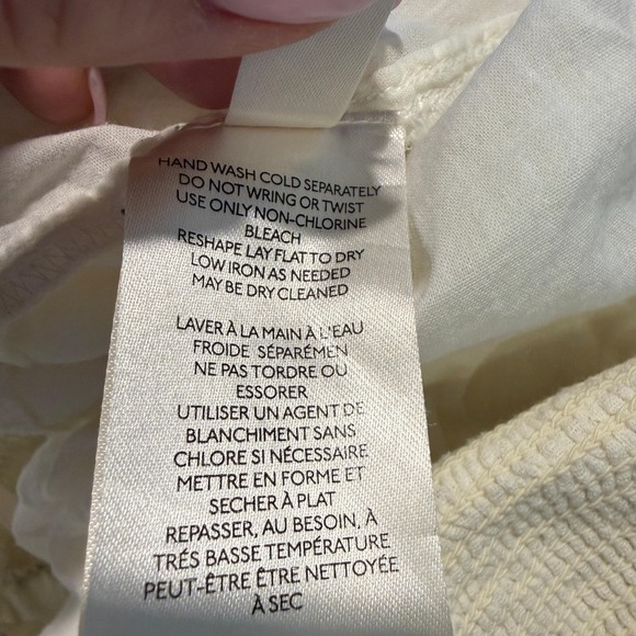 Babydoll Mini Dress Free People Smocked Puff Sleeve Square Neck S Boho Festival - Picture 6 of 11